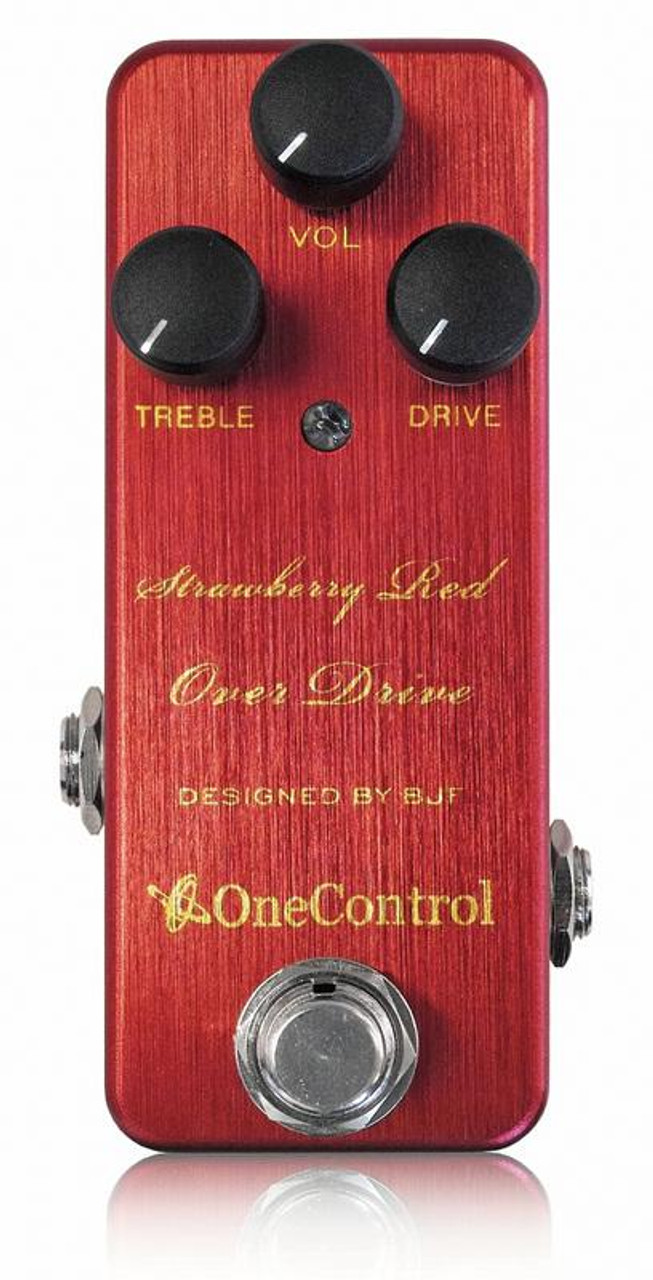 One Control Strawberry Red Overdrive - BJF Series FX - Austin