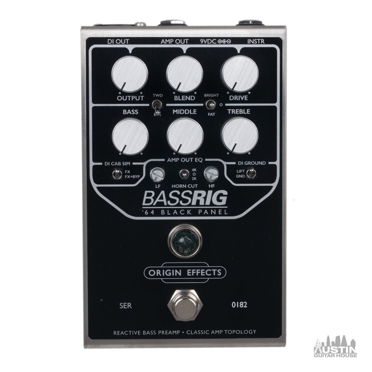 Origin Effects BassRig '64 Black Panel