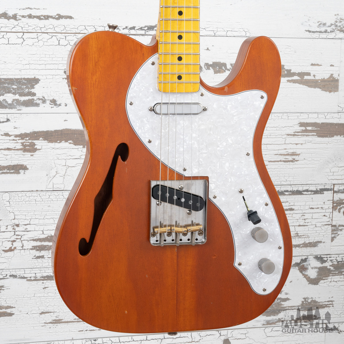 AGH | Nash T-69TL Thinline Mahogany Body Amber Light Aging