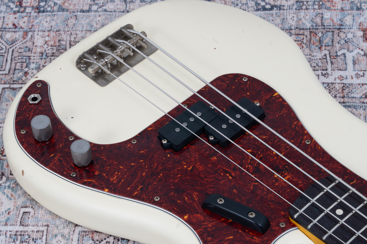AGH | Nash PB-63 Bass - Olympic White w/ Matching Headstock