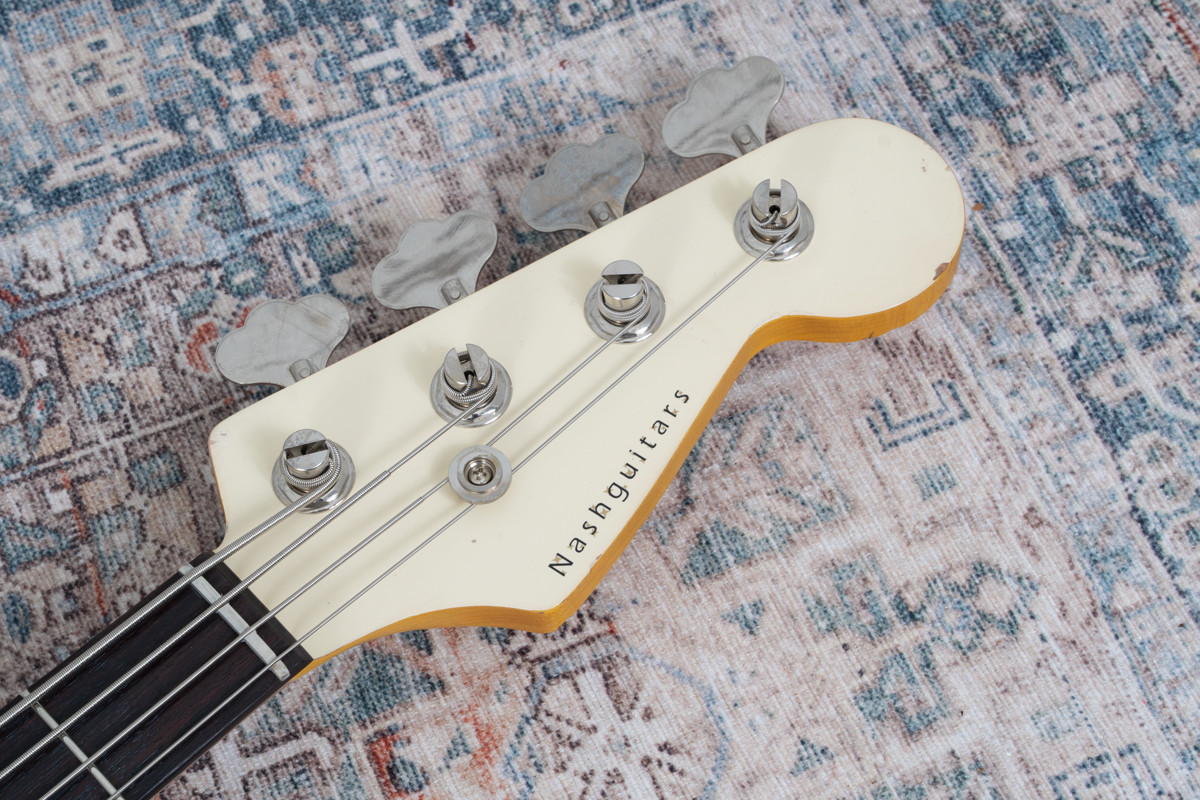 AGH | Nash PB-63 Bass - Olympic White w/ Matching Headstock