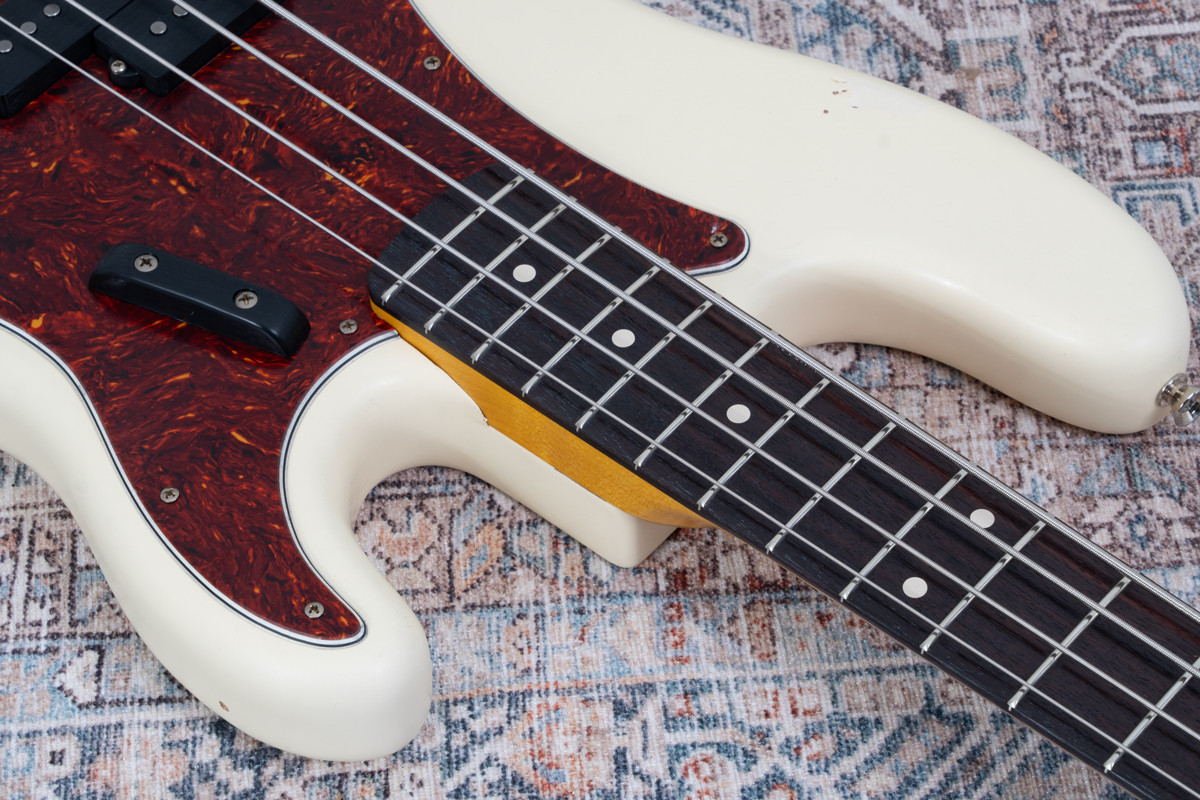 AGH | Nash PB-63 Bass - Olympic White w/ Matching Headstock
