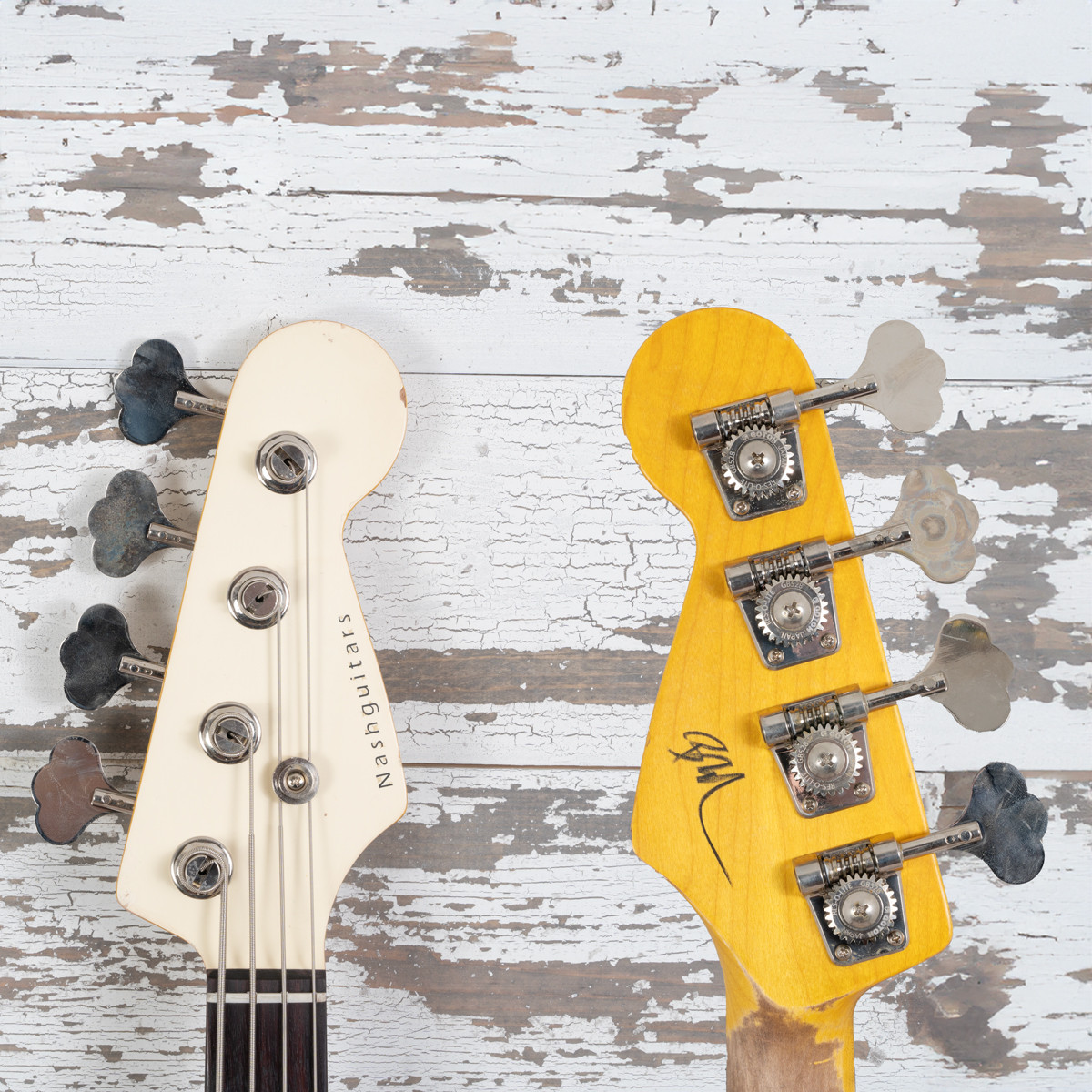 AGH | Nash PB-63 Bass - Olympic White w/ Matching Headstock