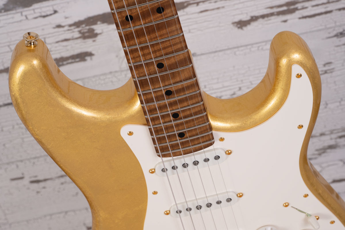 AGH | Xotic XSC-1 Gold Leaf, Master Grade Roasted Flame Maple