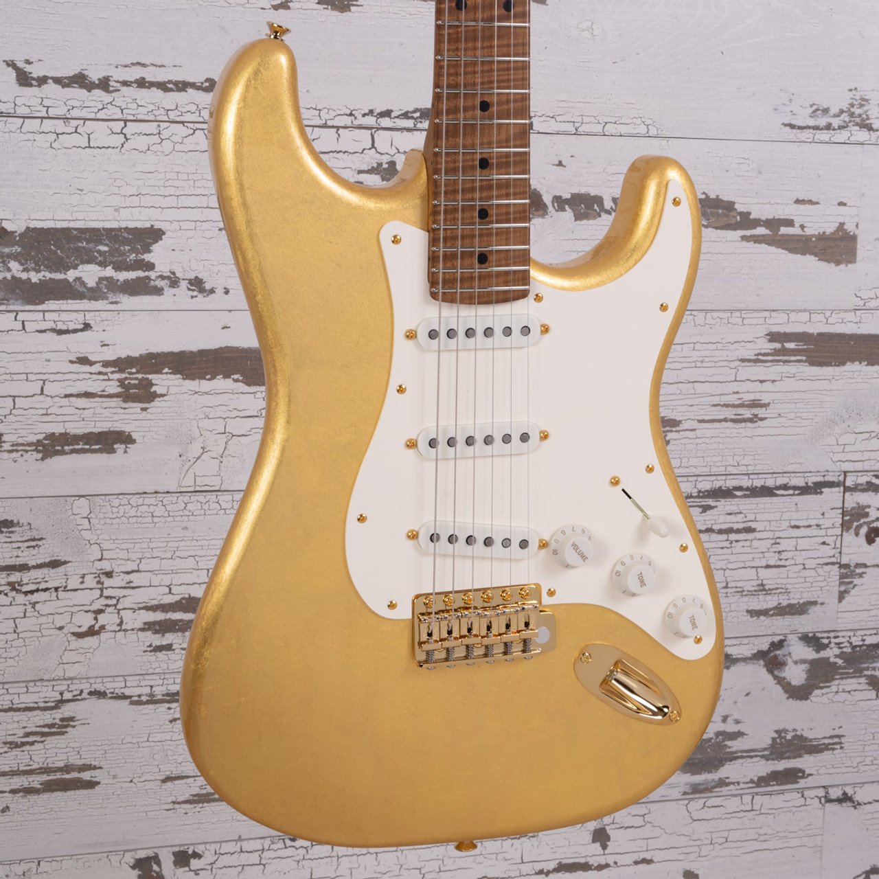 Xotic XSC-1 Gold Leaf, Master Grade Roasted Flame Maple