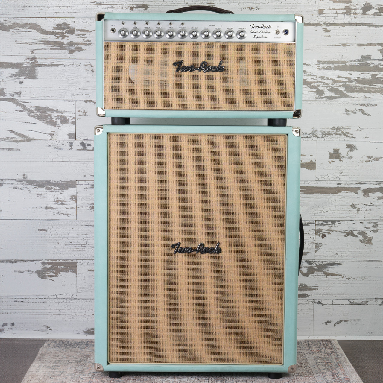 Two-Rock Silver Sterling Signature 150/75W Head and Matching Cab 