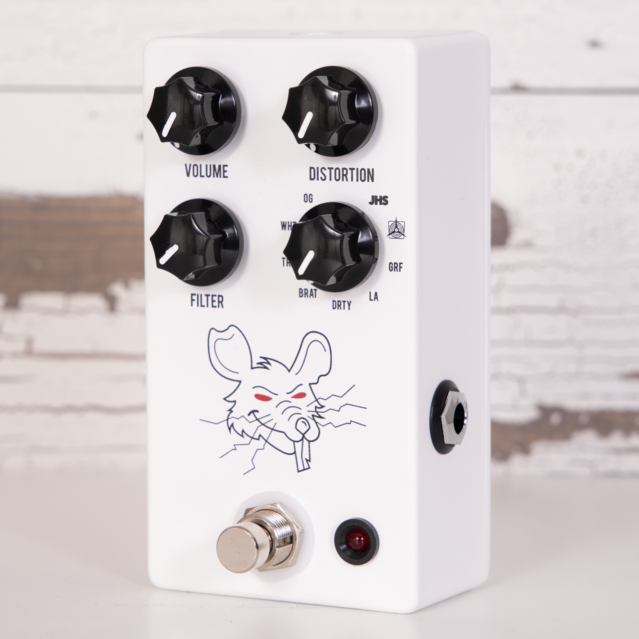 ギター JHS Pedals PACKRAT JHS PackRat White