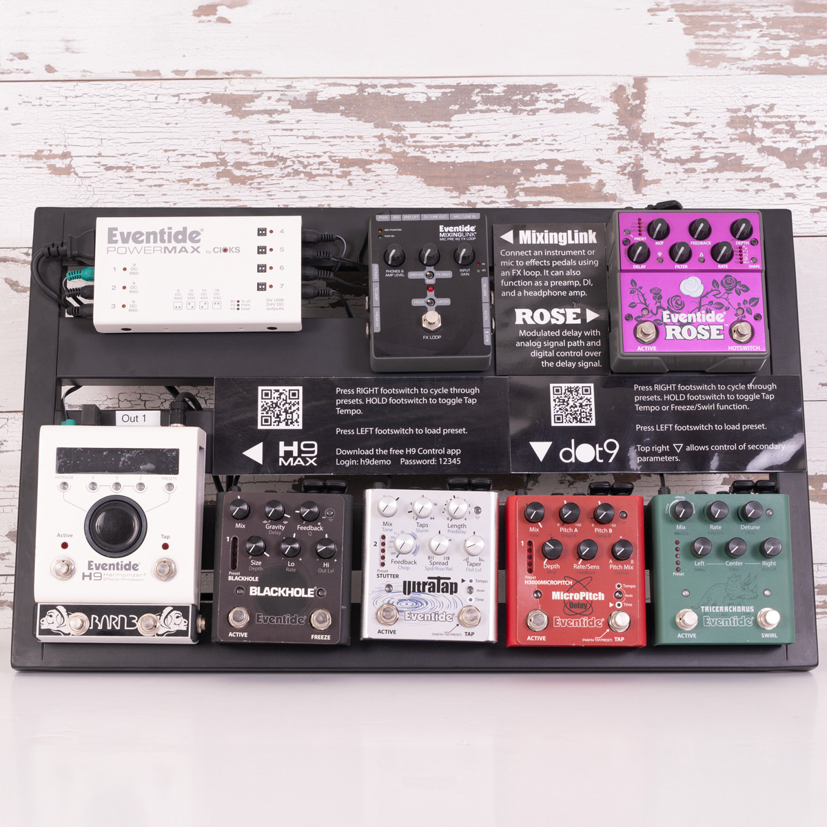 AGH | Eventide Built Store Demo Pedalboard