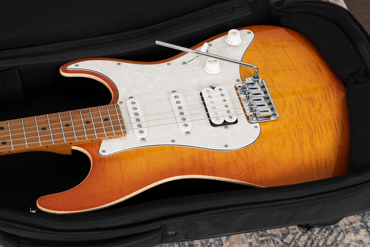 AGH | Suhr Standard Plus - Honey Amber Burst, Roasted Maple Neck