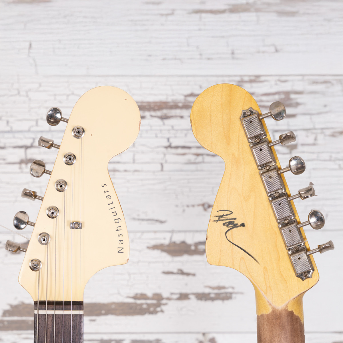 AGH | Nash T-72 DLX Vintage White, Light Aging, Matching Headstock
