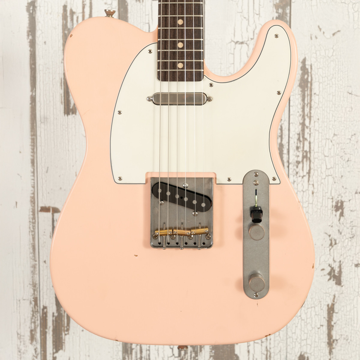 AGH | Nash T-63 - Shell Pink w/ Light Aging & Matching Headstock