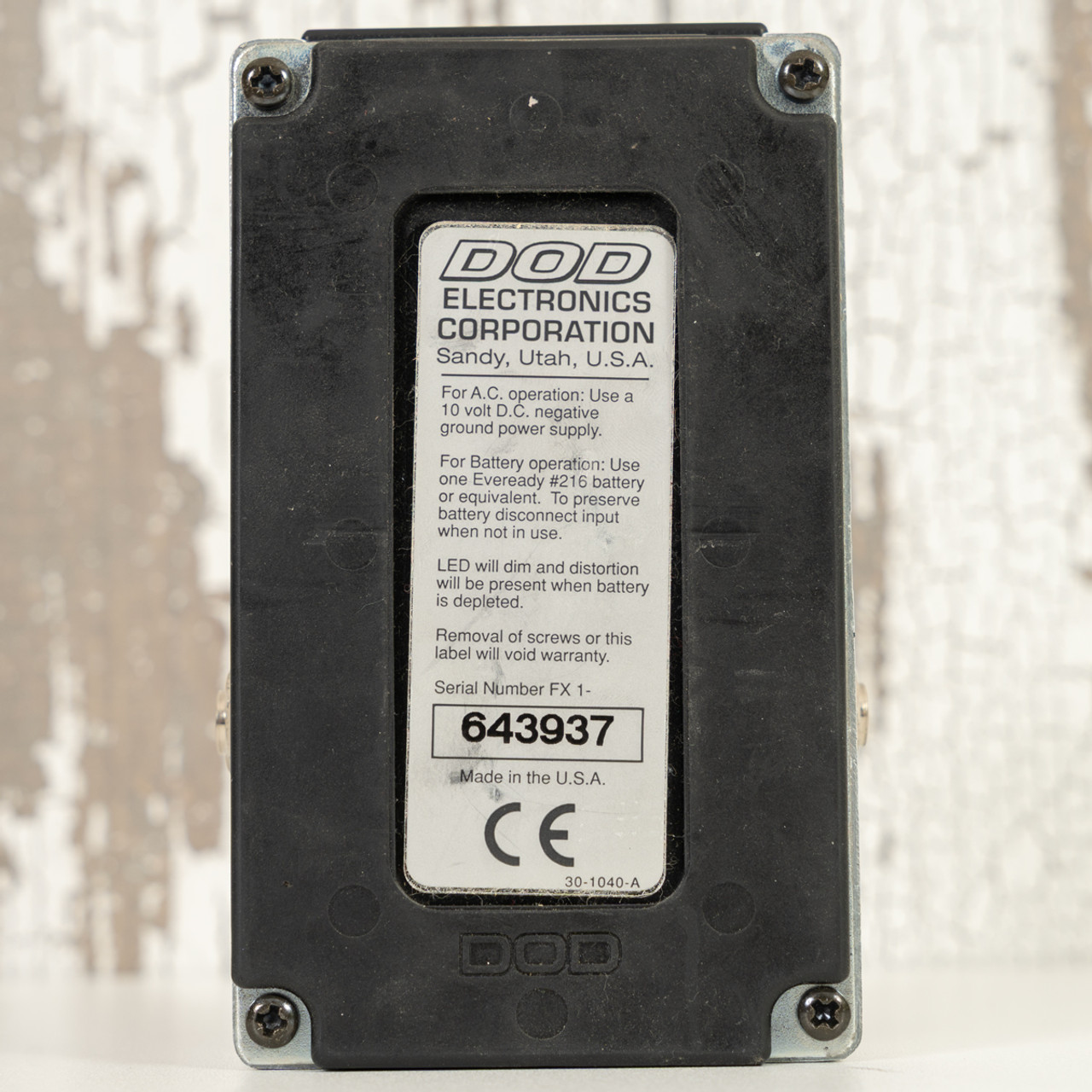 AGH | DOD Milk Box FX84 (Used)