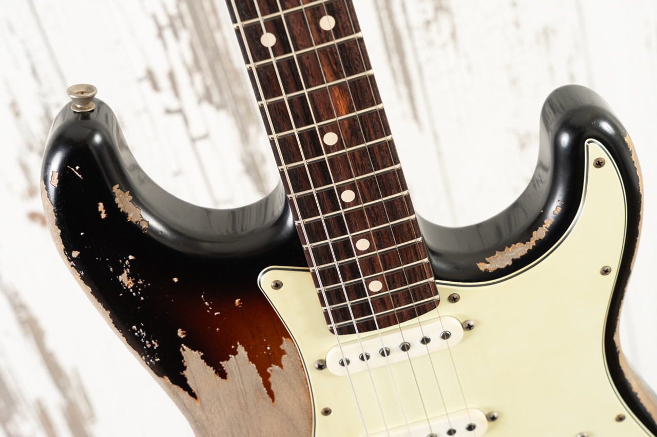 AGH | Xotic XSC-1 - 3 Tone Sunburst, Super Heavy Aging