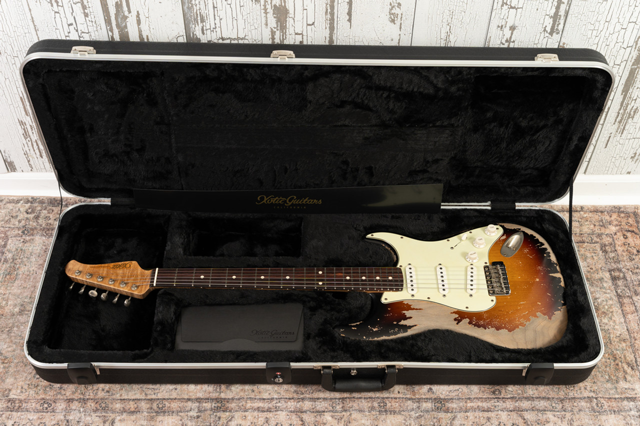 ギター Xotic XSC-1 3TB Super Heavy Aged 3S XJ-1T 5st Heavy Aged -Vintage White Over 3 Tone Sunburst