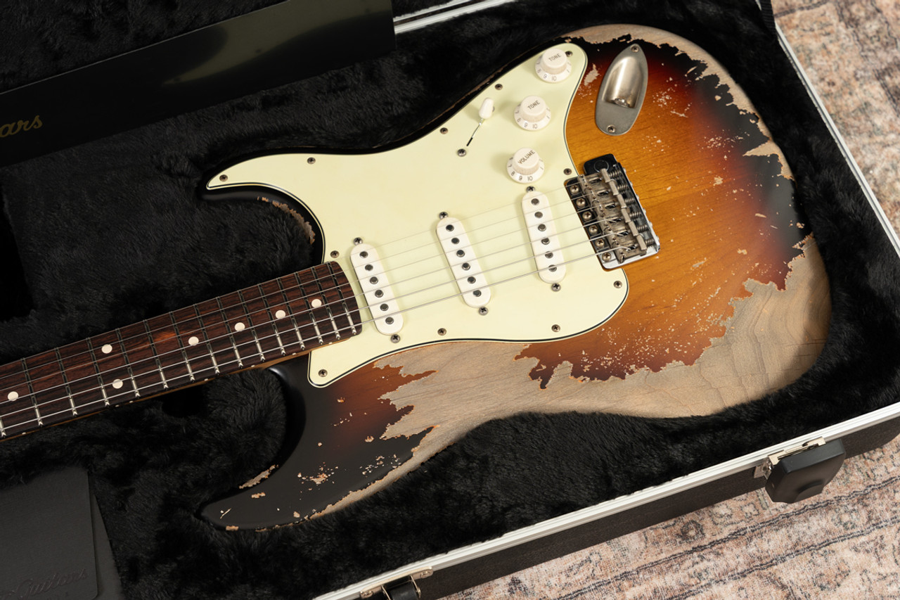 ギター Xotic XSC-1 3TB Super Heavy Aged 3S XJ-1T 5st Heavy Aged -Vintage White Over 3 Tone Sunburst