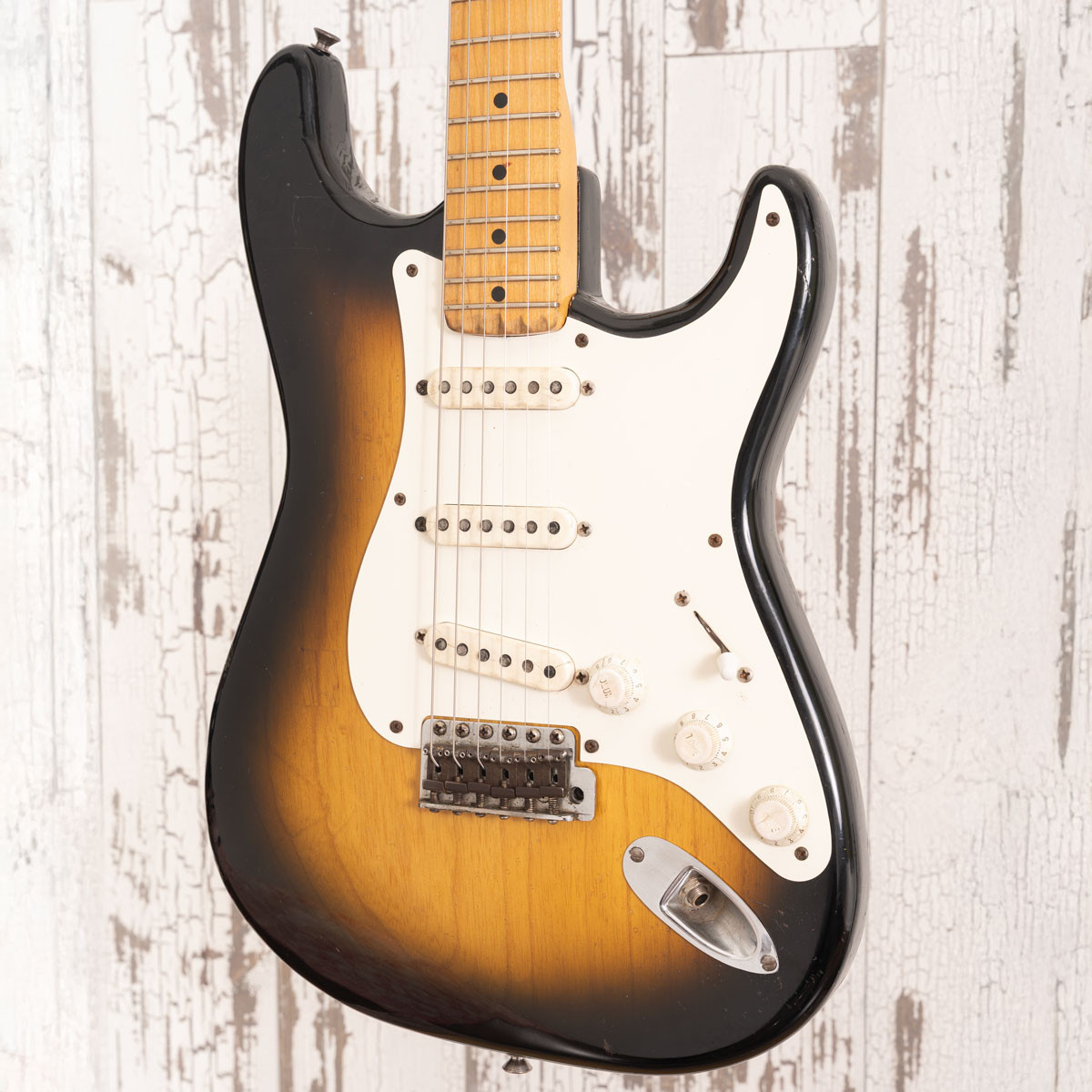 Fender Stratocaster サンバースト 1955 Fender Stratocaster - 2-Tone Sunburst - Refinished (Vintage)