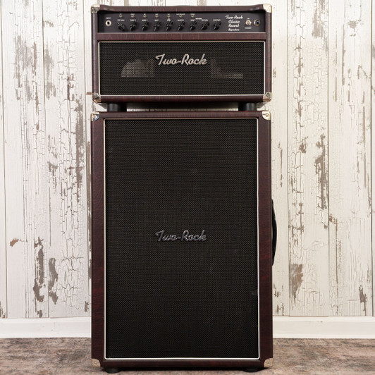 Two-Rock Classic Reverb Signature 100 Watt Head and 2x12" Cab - Burgundy Tolex (Used)