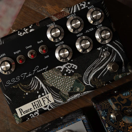 Peace Hill FX SSS Tube Preamp - Kimono Black Plate