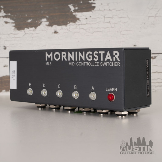 Morning Star ML5 MIDI Controlled True Bypass Loop Switcher (Used) -1