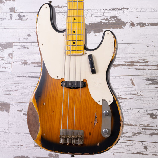 Nash PB-55 2-Tone Sunburst - Ash, Heavy Aging