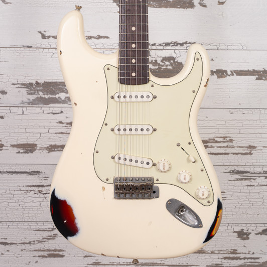 Nash S-63 - Olympic White Over 3 Tone Sunburst - Medium Aging