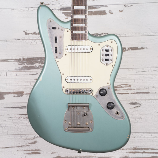 Nash Guitars JM-63 Teal Green Metallic, Light Aging, Matching Headstock, Blocked and Bound