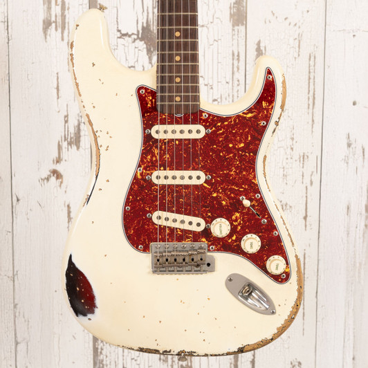 SVL '61 Reserve - Olympic White Over Sunburst, Heavy Relic (Used)