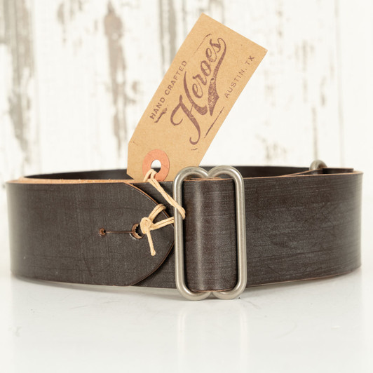 Heroes ATX Bridle Leather Guitar Strap - Brown