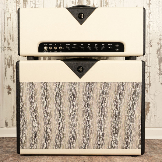 Divided by 13 BW1969 Butch Walker Head and Matching 2x12 Cab - White/Black With Pinstripe Grille