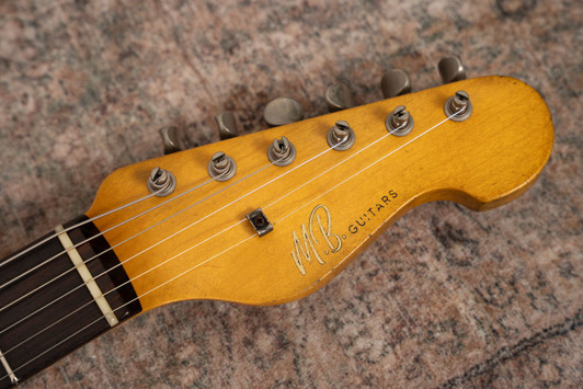 MB Guitars Double Cut - Nicotine Blonde (Used)