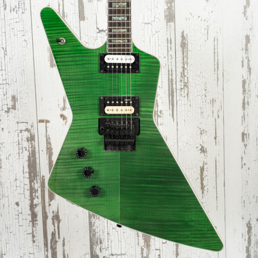 Dean Z 79 Floyd Custom - Transparent Green, Lefty (Used)