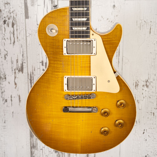 Gibson Murphy Lab R9 Historic Les Paul - Ultra Heavy Aged Green Lemon Burst (Used)