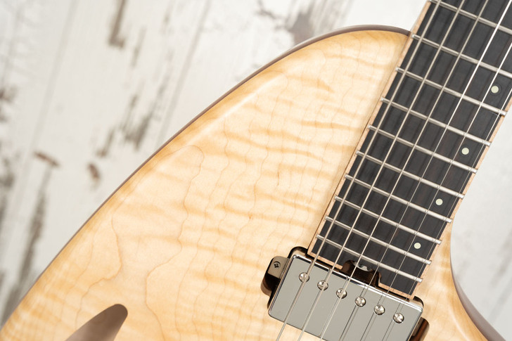 Forshage Orion Semi-Hollow - Flame Maple Top and Back, Lollar Pickups