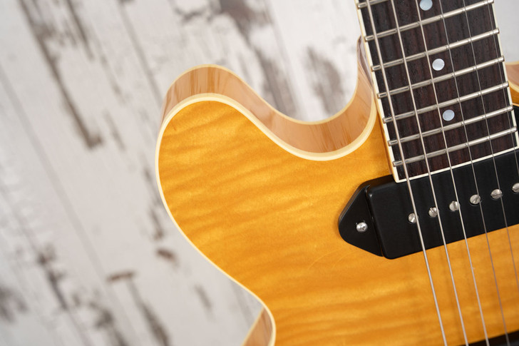 Collings I-30 LC - Antique Blonde Aged Finish, ThroBak 55/56 P90 Pickups