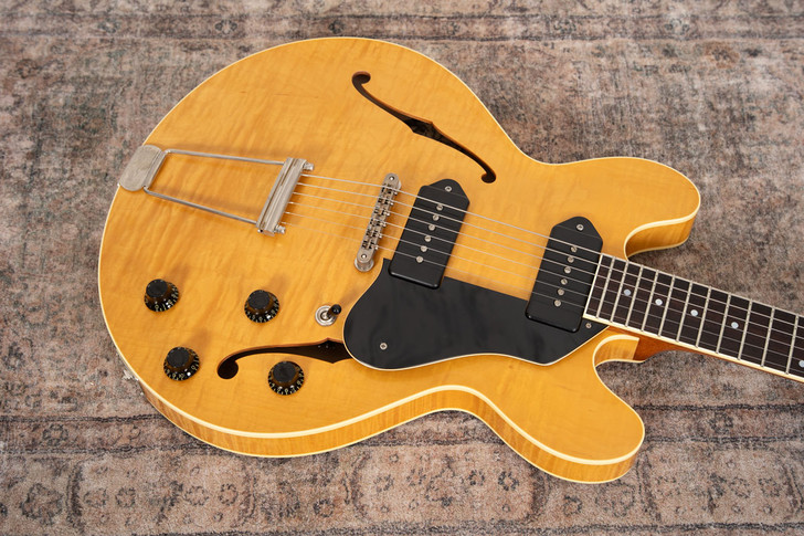 Collings I-30 LC - Antique Blonde Aged Finish, ThroBak 55/56 P90 Pickups