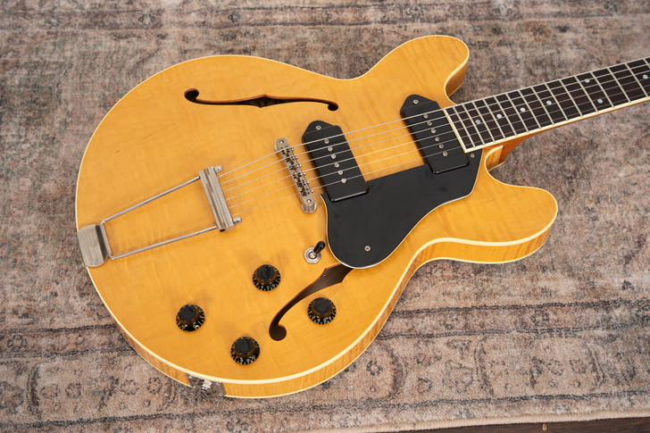 Collings I-30 LC - Antique Blonde Aged Finish, ThroBak 55/56 P90 Pickups