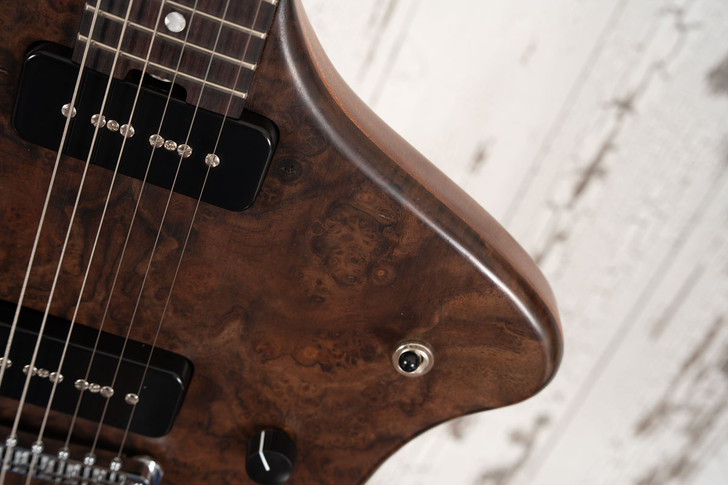 Forshage Orion - Walnut Burl Top, P-90 Pickups