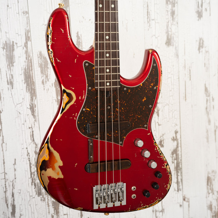 Xotic XJ1T-4 Bass - Candy Apple Red Over Sunburst (Used)
