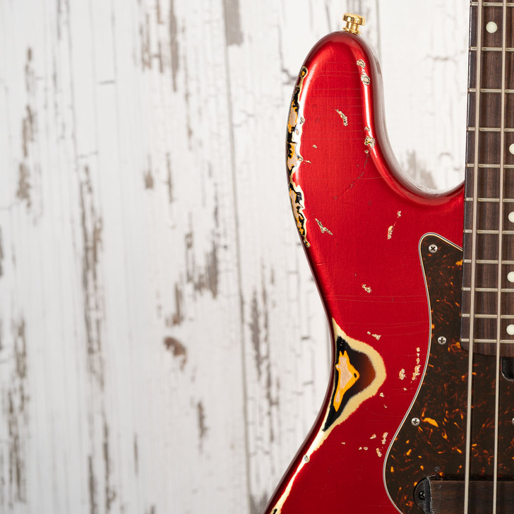 Xotic XJ1T-4 Bass - Candy Apple Red Over Sunburst (Used)