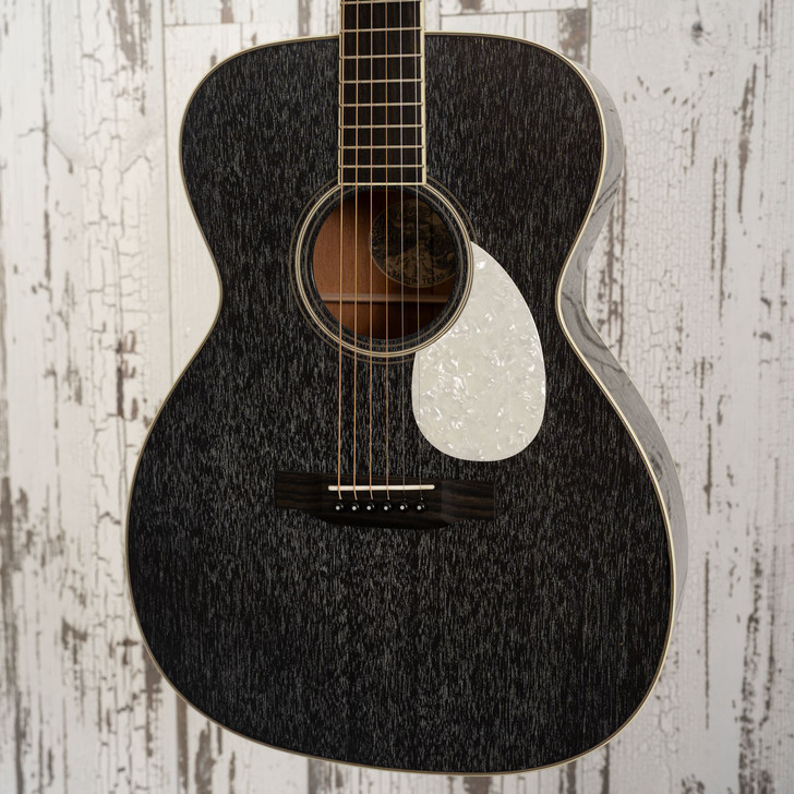 Collings OM1 MH Custom - Doghair Finish,  Pearloid Peghead Veneer and Pickguard, All Mahogany