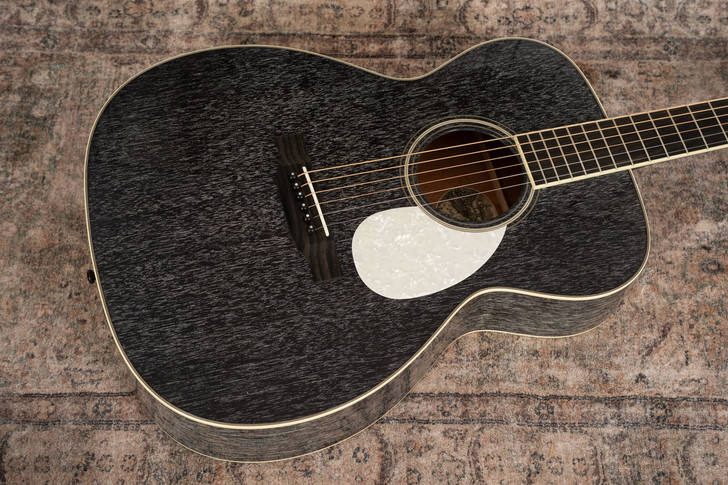 Collings OM1 MH Custom - Doghair Finish,  Pearloid Peghead Veneer and Pickguard, All Mahogany