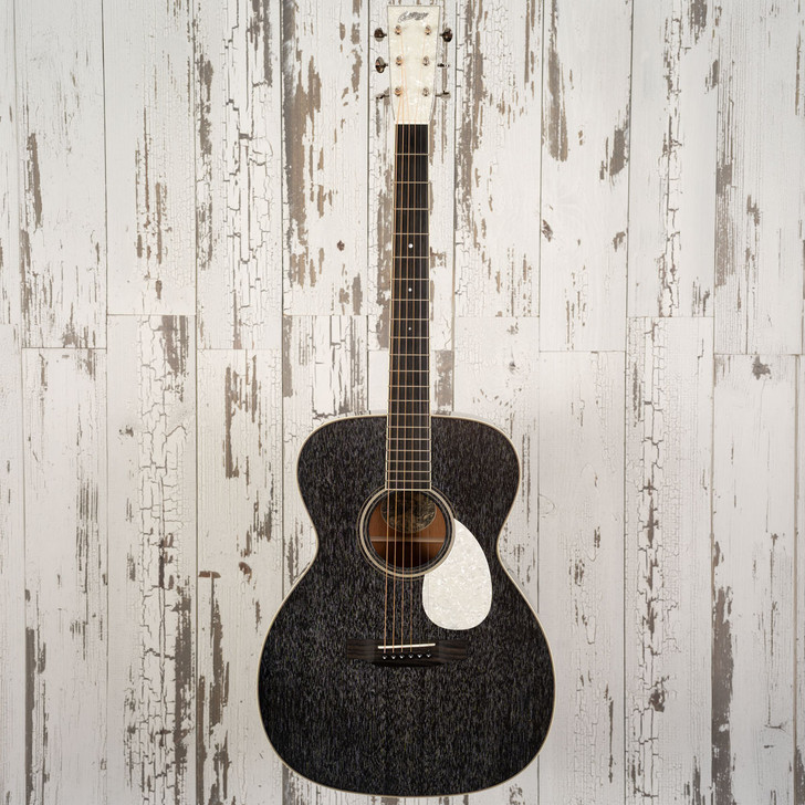 Collings OM1 MH Custom - Doghair Finish,  Pearloid Peghead Veneer and Pickguard, All Mahogany