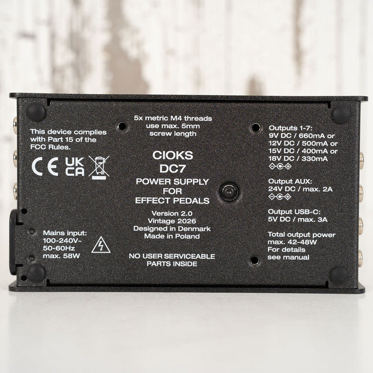 Cioks DC7 V2 Power Supply - Black