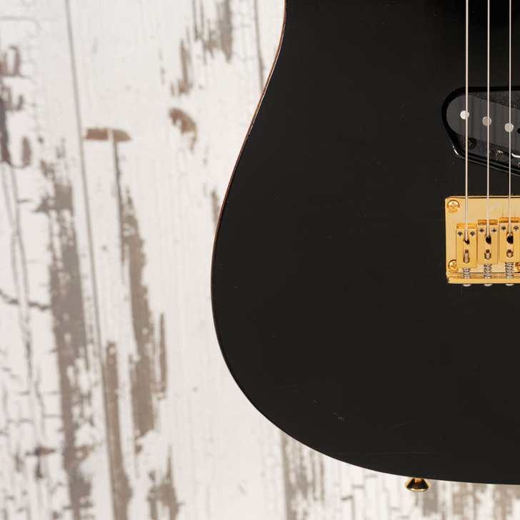 Tom Anderson Pro Am T Contoured - Black - In Distress (Used)