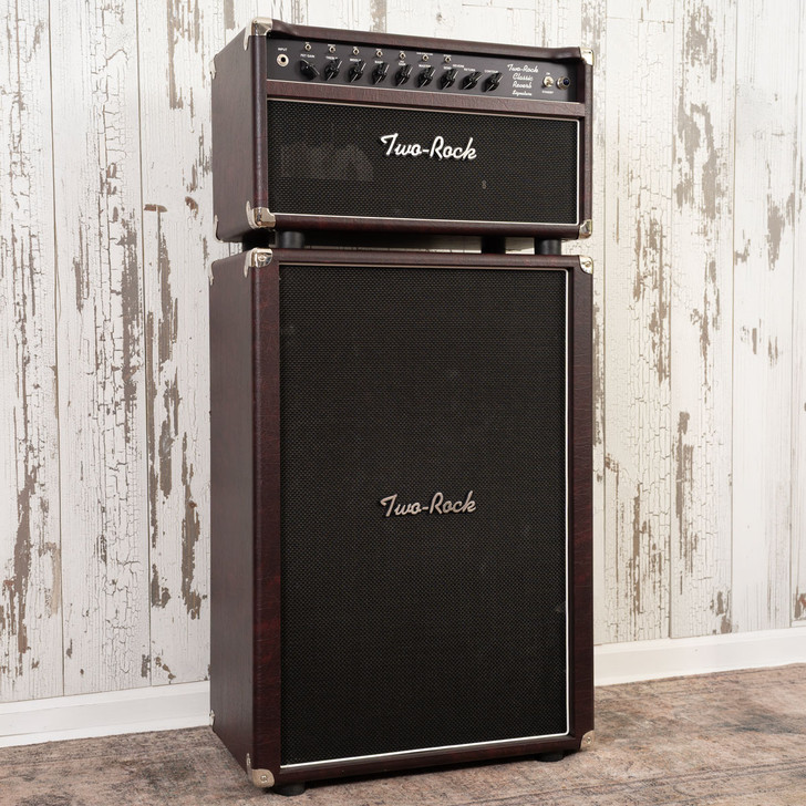 Two-Rock Classic Reverb Signature 100 Watt Head and 2x12" Cab - Burgundy Tolex (Used)