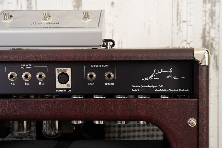Two-Rock Classic Reverb Signature 100 Watt Head and 2x12" Cab - Burgundy Tolex (Used)
