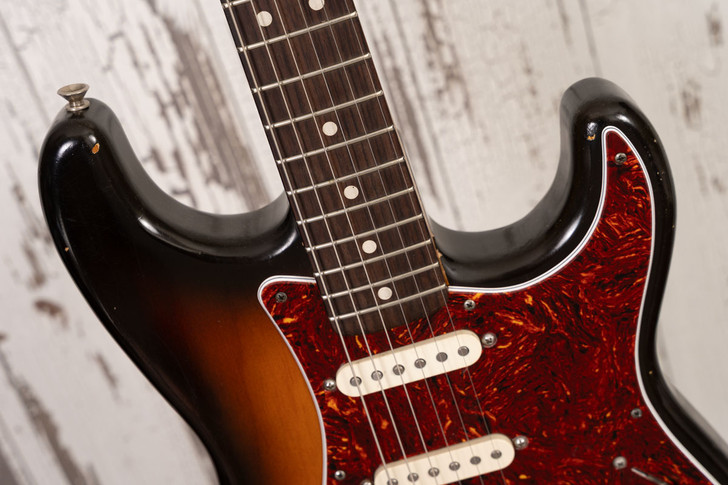 Danocaster Double Cut Hard Tail - 3 Tone Sunburst (Used)