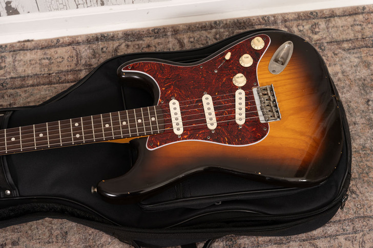 Danocaster Double Cut Hard Tail - 3 Tone Sunburst (Used)