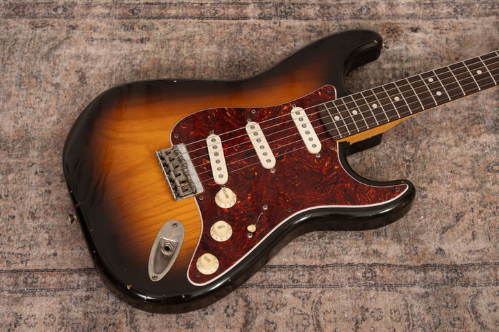 Danocaster Double Cut Hard Tail - 3 Tone Sunburst (Used)