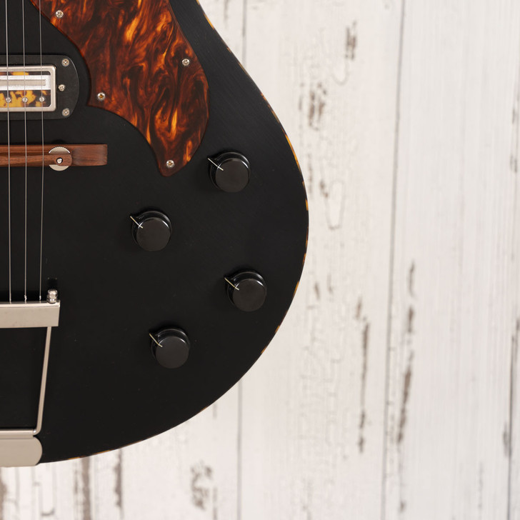 Collings Ladybird - Jet Black w/ Hand-Poured Pickguard and Righteous Sound Pickups